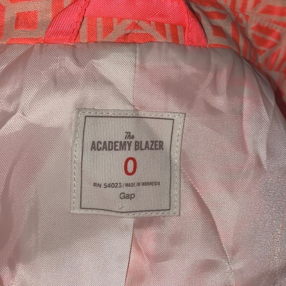 The Academy Blazer Neon Pink Geometric Jacket oversized blazer - Picture 15 of 15